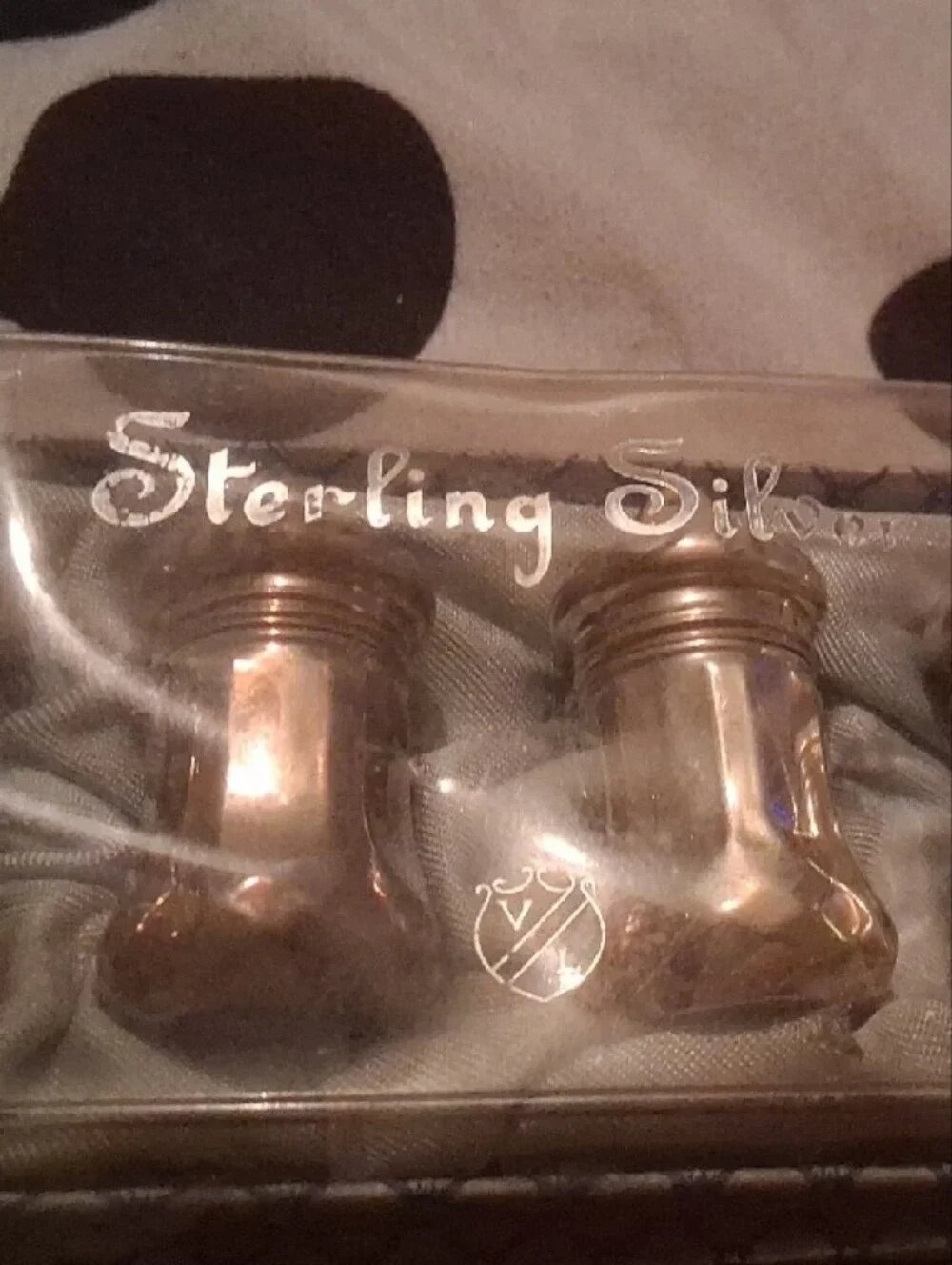 Vintage 925 Silver Salt and Pepper Shaker Set - 6pc